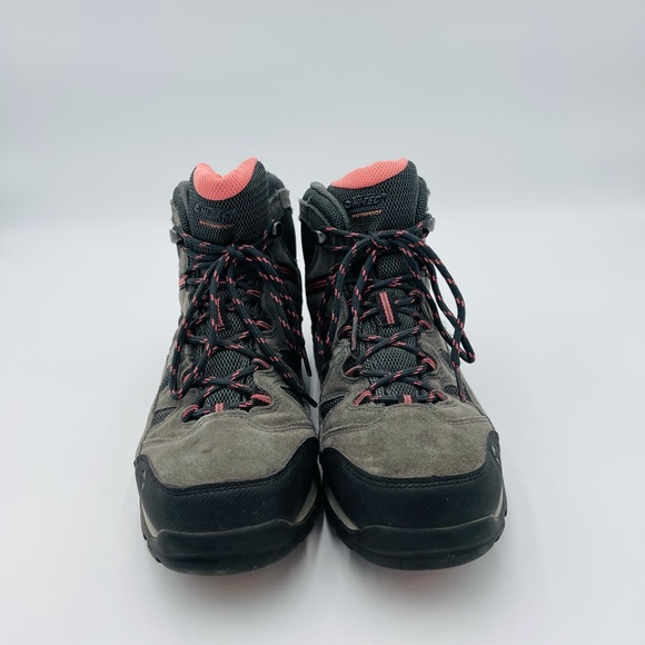 WOMENS HI-TEC WATERPROOF HIKING TRAIL OUTDOOR TALL HIGH TOP BOOTS SHOES - Picture 3 of 12